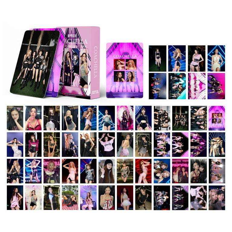 5 Pack/275 Pcs Blackpink Lomo Card Kpop Photocards Greeting Card
