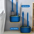 thumbnail image 5 of ABPETE Toilet Brush Set, Bathroom Accessories, Toilet Bowl Cleaners, Deep Cleansing Multifunctional Hanging Toilet Brush Set for Bathroom(Bule), 5 of 18