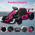 thumbnail image 3 of Joyspirit 24V Kids Electric Drift Kart, Powerful 2 * 150W Motors, Adjustable Seat, 8mph Speed, Bluetooth Connectivity, and LED Lights, Perfect Outdoor Riding Toy for Ages 6-15, 3 of 6
