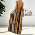 thumbnail image 6 of Nmnitkp Women's Dresses Sleeveless Spaghetti Strap Backless Abstract Stripe Print Maxi Dress, Boho Dresses Casual Loose Fit Summer Beach Vacation Loungewear Dress Multicolor,S, 6 of 7