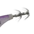 thumbnail image 2 of Señuelo Pesca Luminoso Anzuelos Calamar Anzuelo Artificial Cebos Jigging () Púrpura, 2 of 5