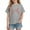 #323-Gray, variant on hengsof Children's Short Sleeve Printed T-shirt Tops