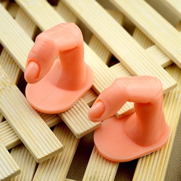 KAKOWELY 20Ud Dedos De Silicona Para De Manicura Modelo Para Entrenamiento