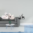 thumbnail image 2 of Elegantes esculturas de resina de cisne y ciervo para decoración del hogar. Figuras únicas de animales para dormitorio, oficina, sala de estar, estudi, 2 of 8