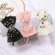 thumbnail image 4 of diademas con lazo para niñas, diademas para niños pequeños, lazos para el pelo de cinta de 5 pulgadas para niñas grandes, diadema de moda vívida con textura envuelta, 4 of 6