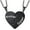 B brother sisiter-1, variant on 2Pcs Love Heart Puzzle Pendant Necklace Set Adjustbale Broken Split Heart Best Friend Matching Necklace for Women Men Brother Sister Friendship Jewelry Gift