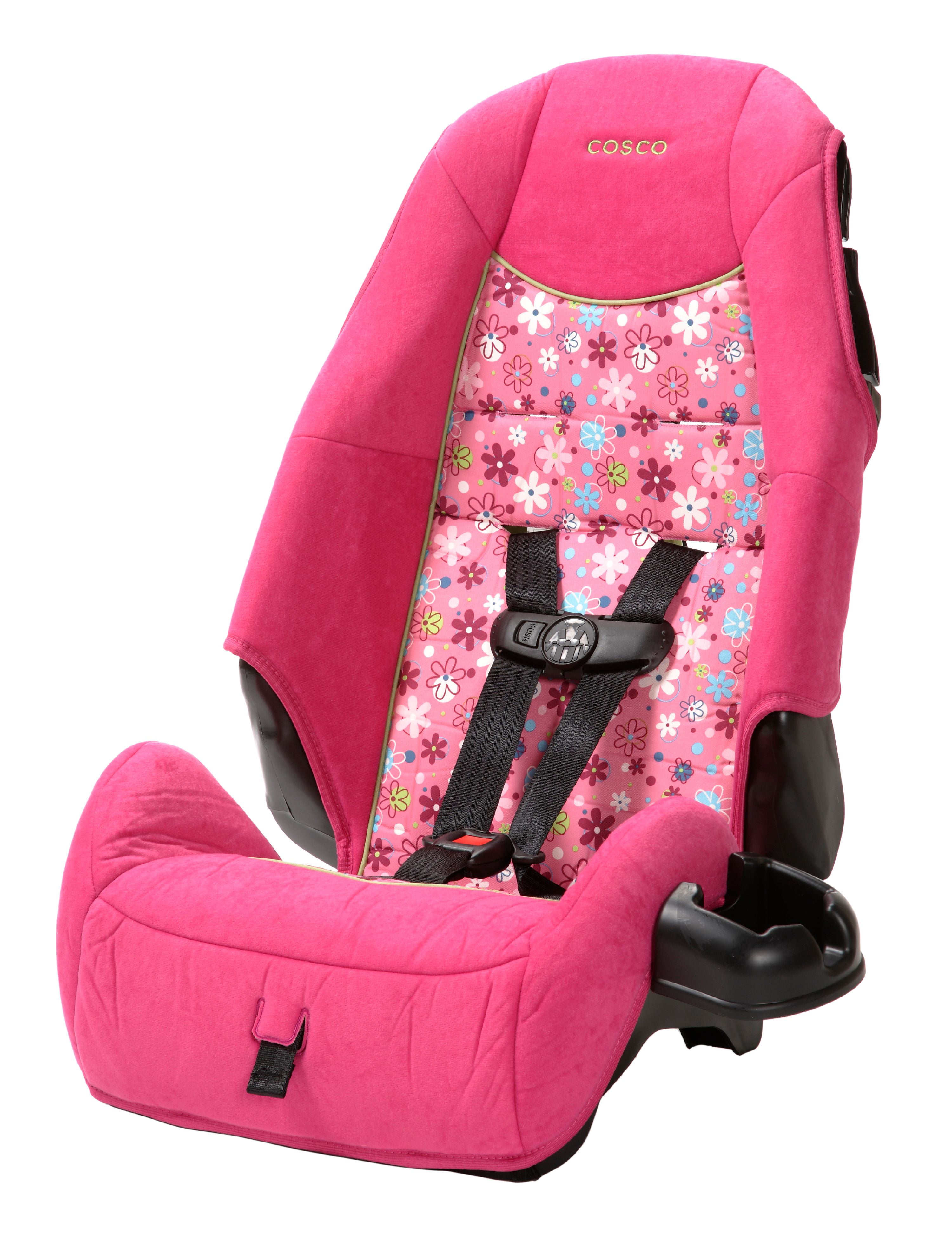 Cosco High Back Booster Car Seat, Pink 