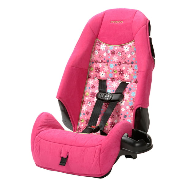 Cosco High Back Booster Car Seat Pink, Girl Booster Car Seat