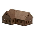 thumbnail image 4 of Kits de construcción de modelo de casa 1/72, materiales de construcción de paisaje, juguetes de Hobby, escena de arquitectura, suministros de paisaje Estilo B Hugo casa de modelos de construcción, 4 of 9