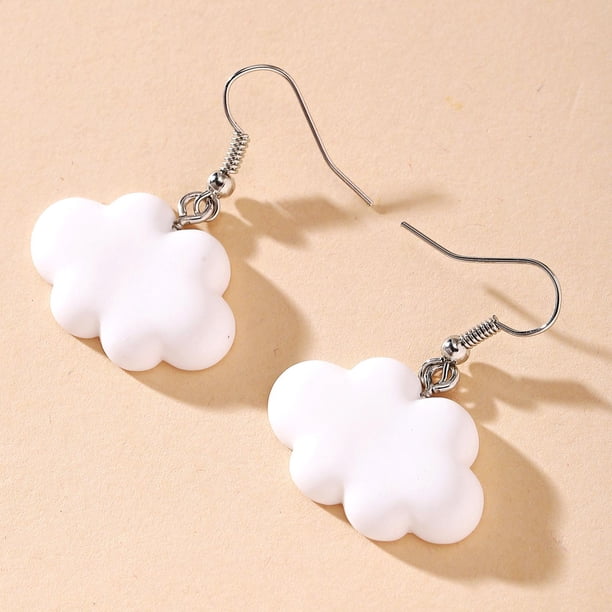 Pendientes colgantes Salvador Estilo nubes para Regalos de cumpleaños
