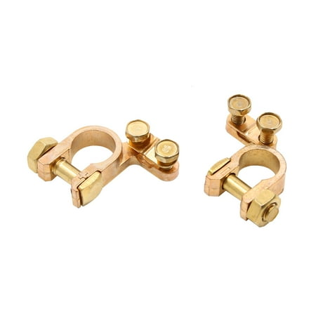 battery brass clamp terminal 2pcs connector clips replacement walmart