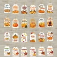 thumbnail image 4 of Monebena 60 Pcs Thanksgiving Autumn Gift Tags Happy Thanksgiving Day Pumpkin Maple Leaves Theme Paper Hanging Craft Label for Fall Harvest Party Holiday Letters Gift Wrapping Decoration M01, 4 of 7