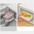 thumbnail image 5 of Double Bento Boxes Compartmentalized Handle Lunch Box Large Capacity High Appearanceplastic Lunch Box With Spork Clearance Under 10$!, 5 of 8
