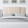 thumbnail image 2 of CorLiving Mia Stylish Cream Upholstered Adjustable Headboard for Full, Queen, or King Size Beds – Versatile Headboards, Dorm or Bedroom Headboard - Durable Full/Queen/King Bed Headboard Options., 2 of 6