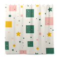 thumbnail image 2 of Yayeee Shower Curtain with Hooks 72"x72" Waterproof Fabric Bathroom Hanging Decor, Green Abstract Pattern, 2 of 5