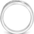 thumbnail image 2 of 14K White Gold Diamond Wedding Band (Size 7) Made In India rm2677b-040-waa, 2 of 5