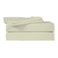 thumbnail image 1 of Just Linen 540 TC 100% Egyptian Quality Cotton Sateen, Solid Ivory Color, Full 4 Piece Sheet Set with Deep Pocketed Fitted Sheet, 1 of 3