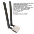 thumbnail image 4 of Card, Stable High Speed WiFi 6  Adapter 2400Mbps On 5GHz 574Mbps On 2.4GHz Dual Band  For Desktop, 4 of 8