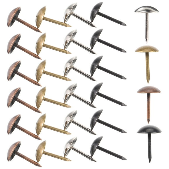 Raindrops 200Pcs Furniture Upholstery Tacks with Red Bronze Finish 1x1in