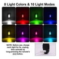 thumbnail image 4 of 4pcs Wireless Led Strobe Lights With Remote Control, 8 Colors Usb Charing Waterproof Emergency Warning Lights-yvan, 4 of 5