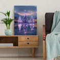 thumbnail image 5 of Winter Christmas Trees Canvas Print, Suitable for Living Room, Bedroom, Dining Room, Office, Holiday & Party Decor, 5 of 8