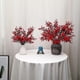thumbnail image 2 of 6 Pcs Artificial Fa Cloth Fake Flower For Wedding (red), 2 of 3