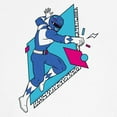 thumbnail image 3 of CafePress - Power Rangers Blue Ranger Pun Men's Ringer T Shirt - 100% Cotton Ringed T-Shirt, 3 of 4