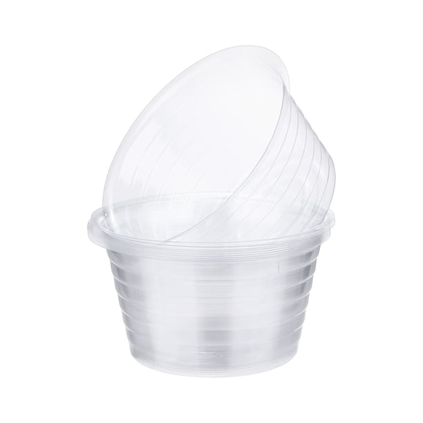 Uxcell Paquete de 10 Platillos para Macetas, Platillos de Plástico de 6 Pulgadas para Macetas, Bandeja de Goteo para Macetas de Interior y Exterior