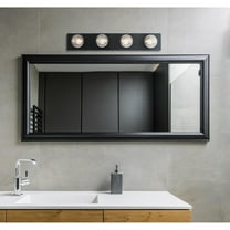 Westinghouse Lighting  Four-Light Matte Black Indoor Wall Fixture