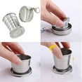thumbnail image 7 of SDNall Stainless Steel Cups, Collapsible Cups Drinking, Steel Travel Telescopic Collapsible Shot Glass Emergency Pocket Cup, 7 of 7