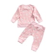 thumbnail image 5 of Baby Sweater + Pants, Flower Pattern Pocket Decoration Clothing, 5 of 8