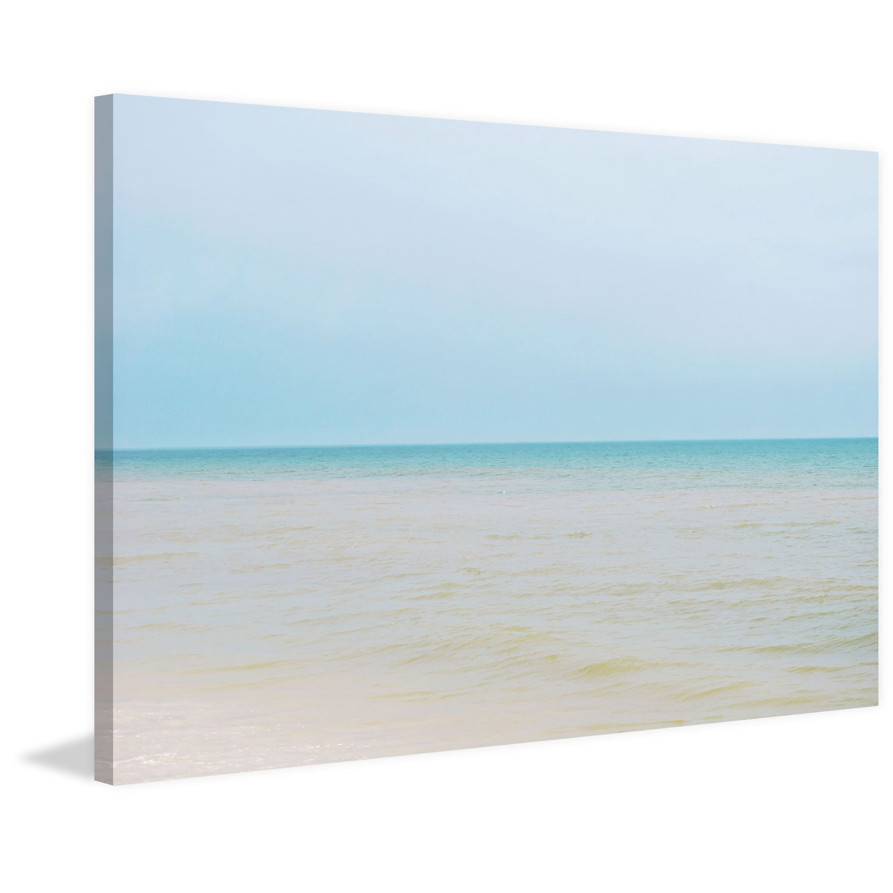 "The Sleeping Sea" Painting Print on Wrapped Canvas
