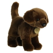 Aurora - Medium Brown Miyoni - 10" Chocolate Labrador - Adorable Stuffed Animal