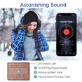thumbnail image 4 of Gorro de punto Warm Bluetooth - RG Negro Xemadio WMCH-477, 4 of 7