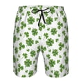 thumbnail image 3 of Balery St. Patrick's day Traje de Baño Estilo Hawaiano para Hombre, Shorts de Secado Rápido con Bolsillos-Small, 3 of 6