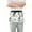 Cute Cat with Sailing, variant on Cute Sheep Head Server Apron with 3 Pockets Waterproof Waitress Waist Short Apron for Man Woman 12 Inches
