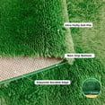thumbnail image 4 of Area Rugs for Living Room Bedroom, 5'x8' Soft Fluffy Shag Indoor Floor Carpet for Living Room Bedroom Dining Room, Green, 4 of 6