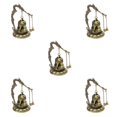 thumbnail image 2 of VONKY Dragon Fengshui Bell Good Luck Bless Home Decor Desk for Elephant 7x7x12cm 5Set, 2 of 6