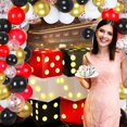 thumbnail image 4 of Dados grandes Favor Boxes Motipuns con Light Casino Party x6, 4 of 6
