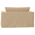 thumbnail image 5 of Sunset Trading Newport 52" Fabric Slipcovered Chair and A Half in Tan, 5 of 8