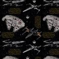 thumbnail image 4 of (2 pack) Eugene Textiles Premium 100% Cotton Fabric Star Wars Ships, 44" x 1 yard, Precut, 4 of 5