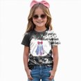 thumbnail image 2 of TOWED22 Toddler Girl Halloween Shirt Spooky T-Shirt Kids Pumpkin Ghost Short Sleeve Tee Top,Black,7-8 Y, 2 of 4