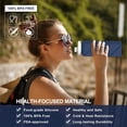 thumbnail image 2 of Collapsible Water Bottles 20.6Oz, Silicone Foldable Portable Travel Water Bottle, 2 of 10
