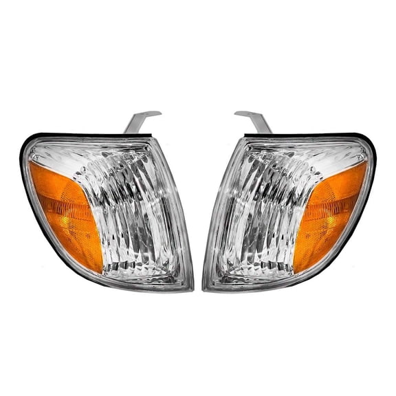 EPIC LIGHTING OE Style Halogen Corner Lights Regular & Access Cab Assembly Replacement for TOYOTA 05-06 TUNDRA [ TO2530148 TO2531148 815200C040 815100C040 ] Pair