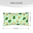 thumbnail image 4 of Bingfone Avocado Printed Pillowcase 20x36 inches - Standard Pillow Cases with Envelope Closure,Gifts for Women Men, 4 of 9