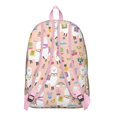 thumbnail image 5 of Cute Alpaca Pattern Backpack – Funny Llama Face Cartoon Bookbag for School, Travel, and Daily Commute, 5 of 5