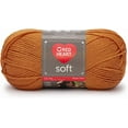 thumbnail image 2 of Red Heart Soft Tangerine Yarn - 3 Pack of 141g/5oz - Acrylic - 4 Medium (Worsted) - 256 Yards - Knitting/Crochet, 2 of 3