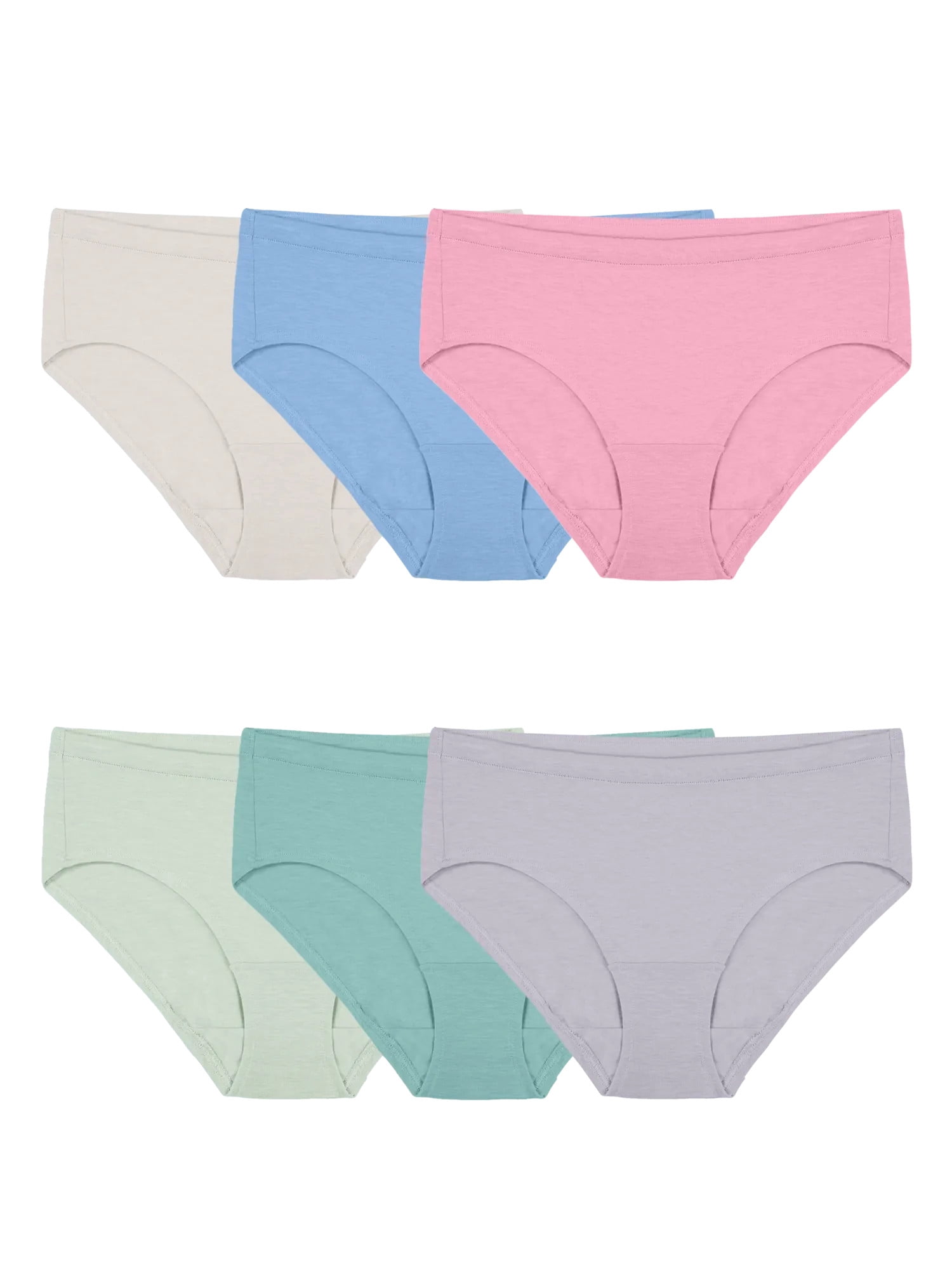 Fruit of the Loom Women's Beyondsoft Underwear, Ultra-Soft Modal Panties, Multiple Styles, 6-Pack, Sizes S-2XL