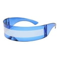 thumbnail image 3 of Traje de Fiesta para Cosplay con Gafas de Estilo Futurista en Azul 5 piezas, 3 of 8