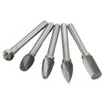 thumbnail image 2 of Juego de 5 unids/set de fresas rotativas, Brocas de carburo de tungsteno de 6x10mm para pulir, grabar, taladrarADEFG, 2 of 5